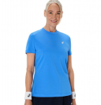 Naiste T-s&auml;rk Asics Court Short Sleeve - Sinine
