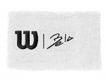 Tennise randmepael Wilson Bela Extra Wide Wirstband II - Valge