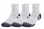 Tennisesokid Under Armour Performance Tech Quarter Socks 3-Pack - Valge