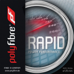Tennisekeeled Polyfibre Rapid (12,2 m) - Valge