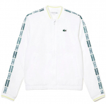 Naiste tennisejakk Lacoste Recycled Fiber Stretch Tennis Jacket - Valge