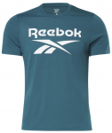 Meeste T-s&auml;rk Reebok Workout Supremium SS Graphic - Roheline
