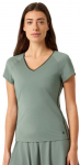 Naiste T-s&auml;rk Bj&ouml;rn Borg Ace V-Neck - Roheline
