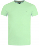 Meeste T-s&auml;rk Tommy Hilfiger Stretch Slim Fit - Roheline