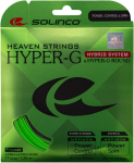 Tennisekeeled Solinco Hybrid System Hyper-G & Hyper-G Round (12m) - Roheline
