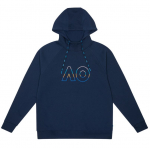 Meeste dressipluus Australian Open Logo Raglan Hoodie - Sinine