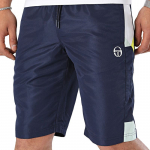 Meeste tennise&scaron;ortsid Sergio Tacchini Geometrica Bermuda Shorts - Sinine