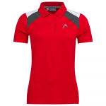 Naiste polos&auml;rk Head Club 22 Tech Polo Shirt W - Punane