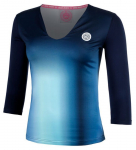 Naiste T-s&auml;rgid (pikkade k&auml;istega) Bidi Badu Spectrum V-Neck Longsleeve - Sinine