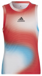 T&uuml;drukute T-s&auml;rk Adidas G Q1 Tank PB - Valge