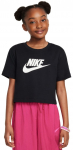 T&uuml;drukute T-s&auml;rk Nike Kids Sportswear Cropped - Must