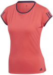 Naiste T-s&auml;rk Adidas Club 3 Stripes Tee W - Punane