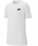 Poiste T-s&auml;rk Nike NSW Tee Embedded Futura B - Valge