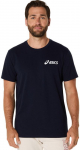Meeste T-s&auml;rk Asics Chest Logo Short Sleeve - Sinine