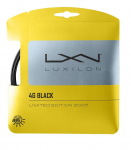 Tennisekeeled Luxilon 4G Black 125 (12,2 m) - Must