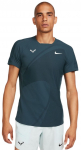 Meeste T-s&auml;rk Nike Dri-Fit Rafa Tennis Top - Roheline