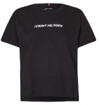 Naiste T-s&auml;rk Tommy Hilfiger Performance Mesh Tee - Must