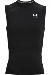 Meeste T-s&auml;rk Under Armour HeatGear Armour Comp Sleeveles M - black/white