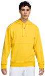 Meeste dressipluus Nike Court Fleece Tennis Hoodie - Kollane