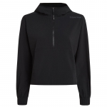 Naiste tennisejakk Calvin Klein PW 1/4 Zip Anorak - Must