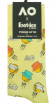 Tennisesokid Australian Open Tennis Balls Cotton 1P - Kollane