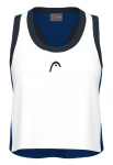 Naiste tennisetopp Head Play Crop Top - Valge