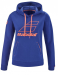 Naiste tennisejakk Babolat Exercise Hood Sweat Women - Sinine