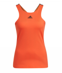 Naiste tennisetopp Adidas Y-Tank W - Oranž