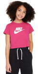 T&uuml;drukute T-s&auml;rk Nike Sportswear Crop Futura Tee - Roosa