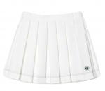 Naiste tenniseseelik Lacoste Sport Roland Garros Edition Pleated Skirt - Valge