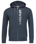 Meeste dressipluus Head Club Fynn Hoodie FZ - Sinine