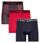 Meeste Bokserid Bj&ouml;rn Borg Performance Sports 3P - Mitmev&auml;rviline