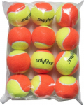 Treeningpallid Polyfibre Stage 2 Orange Presureless Tennisballs 12B