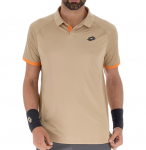Meeste tennisepolo Lotto Tech II D2 Polo - Pruun