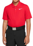 Poiste T-s&auml;rk Nike Dri-Fit Victory Golf Polo - Punane