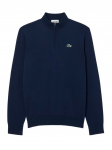 Meeste dressipluus Lacoste Quarter Zip Heat Regulating - Sinine