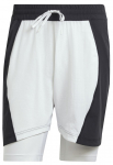 Meeste tennise&scaron;ortsid Adidas Shorts and Inner Tights Set - Mitmev&auml;rviline