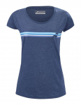 Naiste T-s&auml;rk Babolat Exercise Stripes Tee W - Sinine