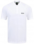 Meeste tennisepolo BOSS x Matteo Berrettini Pariq MB Polo - Valge