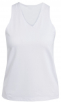 Naiste tennisetopp Adidas Club V-Neck Tank - Valge