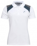 Naiste polos&auml;rk Head Club 22 Tech Polo Shirt - Valge