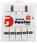 Pealisgripid Owijki tenisowe Gamma PureTac 12P - Valge