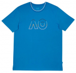 Meeste T-s&auml;rk Australian Open Logo Tee - Sinine