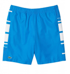 Meeste tennise&scaron;ortsid Lacoste SPORT Men Printed Side Bands Shorts - Sinine