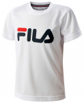 Poiste T-s&auml;rk Fila T-Shirt Logo Kids - Valge