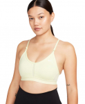 Topp Nike Indy Bra V-Neck - Kollane