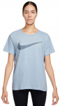 Naiste T-s&auml;rk Nike Slam Dri-Fit Swoosh Top - Sinine