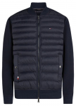 Meeste tennisejakk Tommy Hilfiger Mix Media Bomber - Sinine