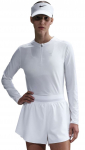 Naiste T-s&auml;rgid (pikkade k&auml;istega) Nike Court Advantage Dri-Fit Mid-Layer Tennis - Valge