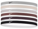 Peapael Nike Tipped Swoosh Sport Headbands 6P - Valge